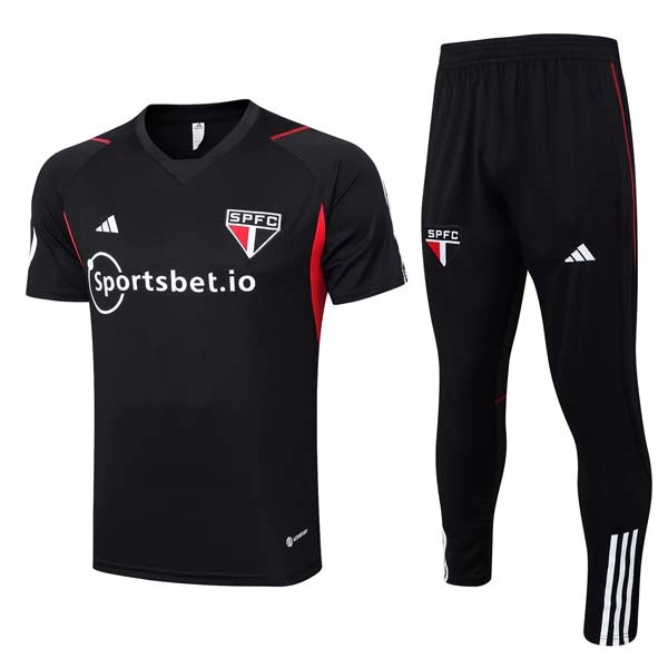 Camiseta Sao Paulo Conjunto Completo 2023-24 Negro